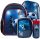  Zaino scuola multiscomparto Derform Sfumature di blu + 3 altri prodotti