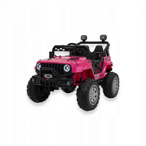  Jeep OFF ROAD Speed 4x4 Rosa Auto per bambini Ammortizzatori 2xBatterie