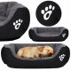  Letto morbido per cani e gatti NETi M 70x55 Divano Box Nero