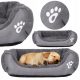  Letto morbido per cani e gatti NETi M 70x55 Divano Box Grigio