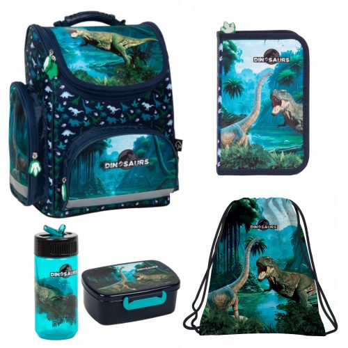  BORSA SCUOLA PER RAGAZZO ERGONOMICO DERFORM JUNGLE DINOSAURI + 4 altri prodotti