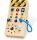  GIOCATTOLO SENSORIALE IN LEGNO MONTESSORI BUSY BOARD 8 INTERRUTTORI LED