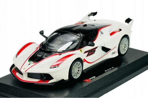  BBURAGO FERRARI FXX K BIANCO 1:24 NUOVO MODELLO IN METALLO 26301