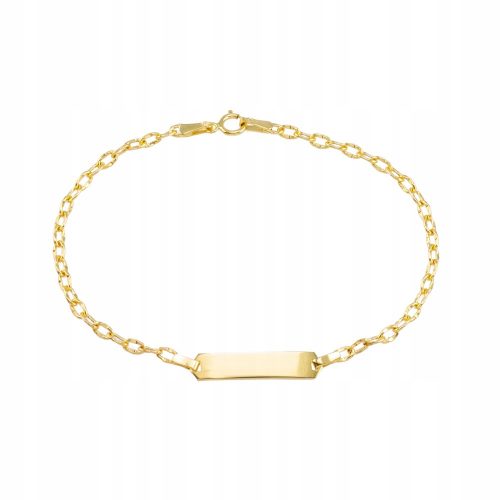  BRACCIALE IN ORO CON TARGA INCISA 333