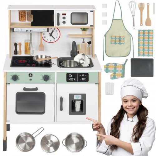  Cucina per bambini in legno con accessori - Giocosa