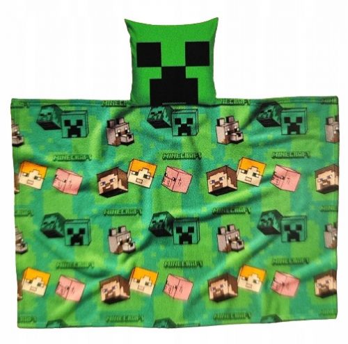  CUSCINO-COPERTA 2in1 MINECRAFT 120 x 150 cm 762