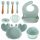  Set piatti in silicone Ikonka KX4526 9 elementi