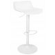  Sgabello King Home, bianco, 96 cm, plastica