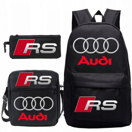 Zaino scolastico multiscomparto Audi, multicolore