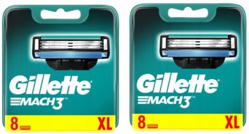  Gillette Mach3 Lame di ricambio per rasoi da uomo, 16 pezzi