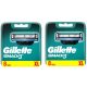  Gillette Mach3 Lame di ricambio per rasoi da uomo, 16 pezzi