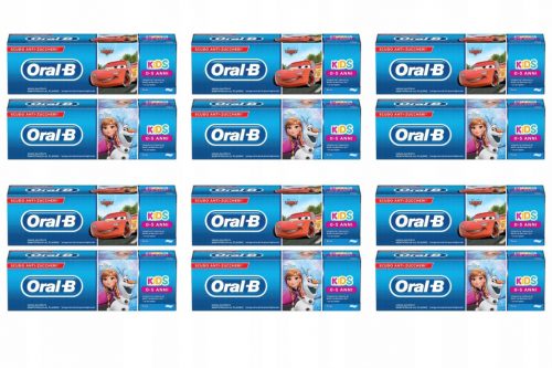  Oral-B Kids Dentifricio per bambini 12x75 ml Frozen&Cars