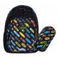  ZAINO SCUOLA 2IN1 ASTUCCIO SKATEBOARD HEAD CLASS 1-3