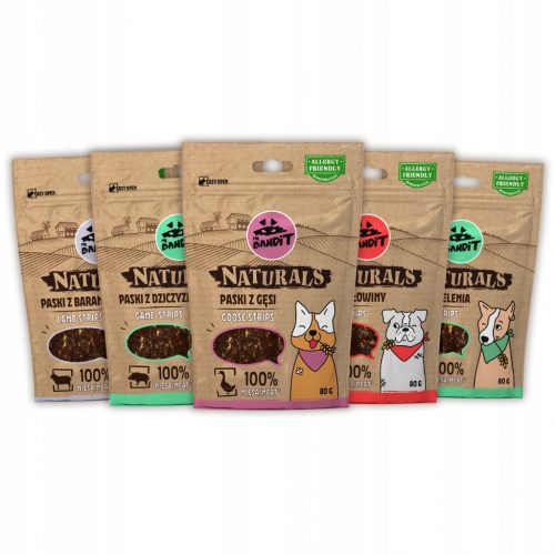  Sig. Bandit Naturals set di 5 dolcetti naturali per cani n.2