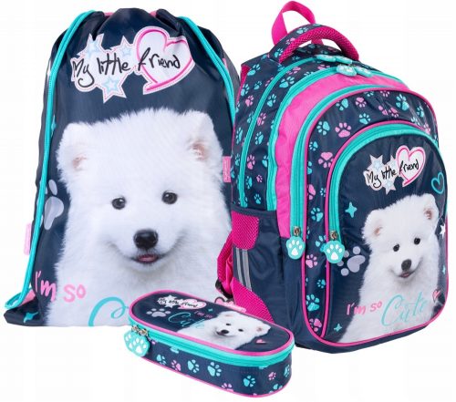  Zaino scolastico multiscomparto Dog St. Majewski Multicolor 22 l + 2 altri prodotti