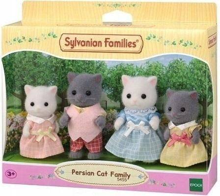  Famiglia di gatti persiani Sylvanian Families 5455