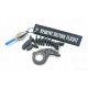  Set Keyrambit Portachiavi con ricamo squalo Blu