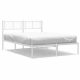  VidaXL 372327 letto in metallo 140x200 bianco