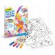  CRAYOLA- Set da colorare Color Wonder con 18 pagine e 4 pennarelli senza