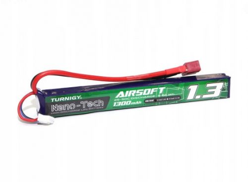  BATTERIA LI-PO 7.4V 2S 1300mAh 25C/50C TURNIGY NANO-TECH ASG