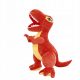  MASCOTTE PELUCHE DINOSAURO T-REX ROSSO XXL 60cm