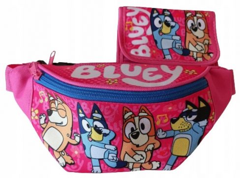  Marsupio BLUEY + Portafoglio rosa in regalo