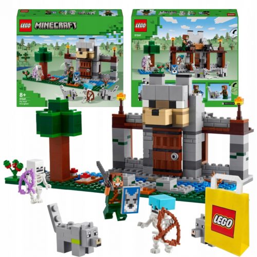  LEGO Minecraft 21261 Minecraft 21261 La fortezza del lupo