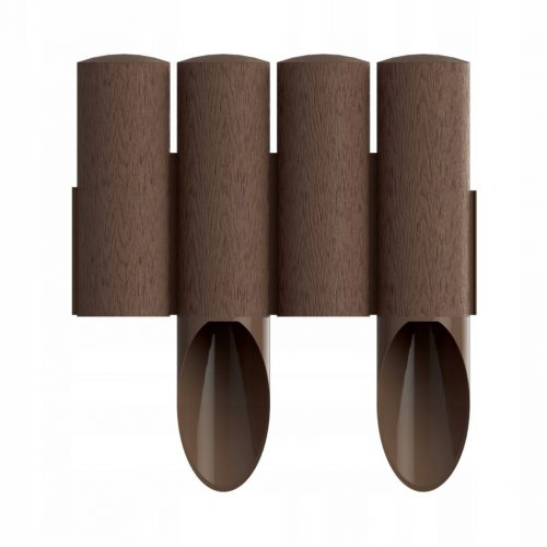  Bordo da giardino in plastica Cellfast 230 cm x 15,5 cm marrone