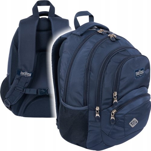  Zaino scuola multiscomparto ST.RIGHT Sfumature di blu 26 l