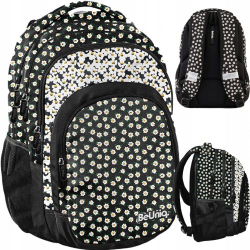  Zaino scuola multiscomparto BeUniq bianco, nero, multicolore 24 l