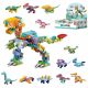  Dinosauri da costruire 12 in 1 Creativo educativo, ABS, multicolore