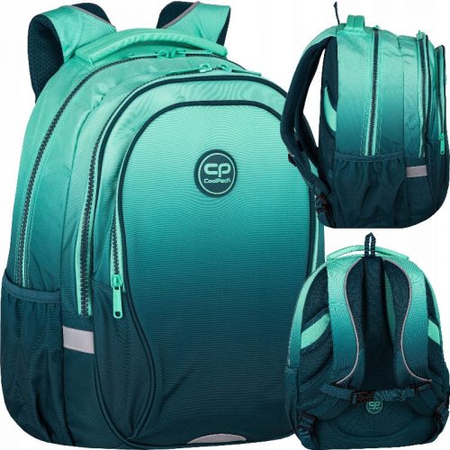  ZAINO SCUOLA COOLPACK FACTOR 4 scomparti LAGUNA BLU