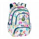  Zaino scolastico multiscomparto CoolPack, bianco, multicolore, 24 l