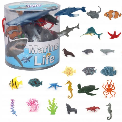  Woopie Sea Animals set figurine 34 pezzi.