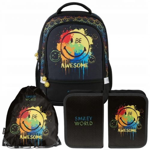  Zaino scuola multiscomparto Paso, nero, multicolore, 19 l + 2 altri prodotti