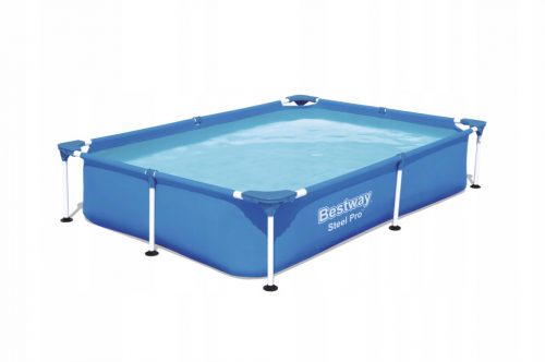  Piscina con cornice rettangolare Bestway 221 x 150 cm