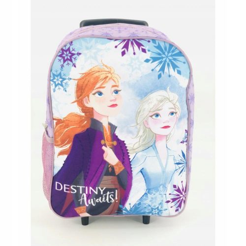  Zaino valigia Frozen Anna ed Elsa su ruote, viola S24