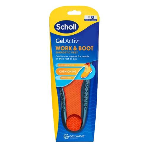  SCHOLL GelActiv Work & boot Solette per scarpe da uomo L, 1 paio