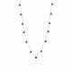  COLLANA IN ARGENTO pr. Girocollo in argento 925 con zirconi neri