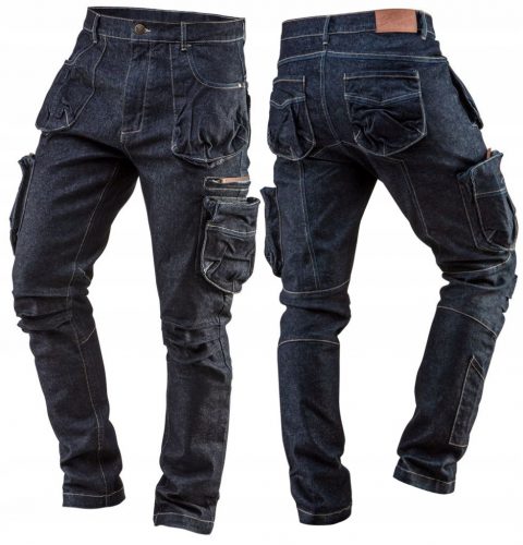  Pantaloni da lavoro lunghi in denim Neo Tools, taglia XL