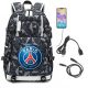  ZAINO USB GRANDE IMPERMEABILE A4 MODELLI PSG PARIGI