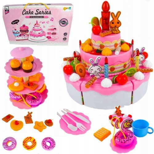  Set taglio torta festa compleanno 125 pz