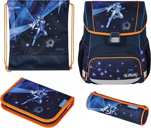  Set di zaini scolastici Herlitz Loop Plus Galaxy Game