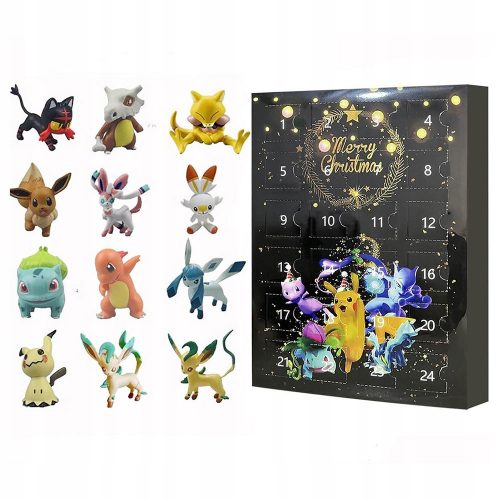  Calendario dell'avvento Pokemon da 24 pezzi