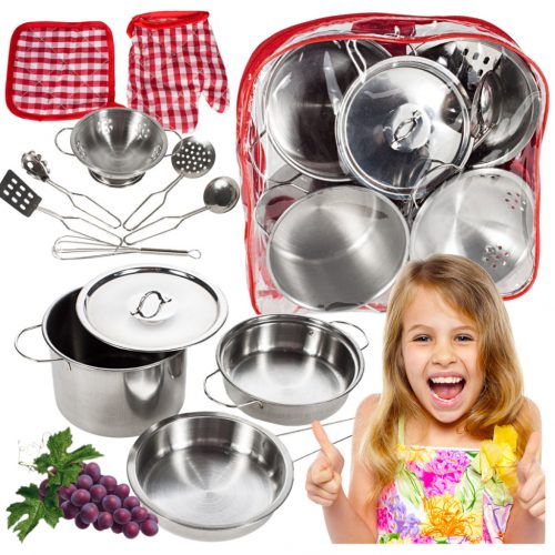  SET CUCINA Pentole Guanti Accessori U02