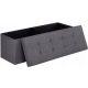  Pouf imbottito Songmics LSF77K 110x38x38 cm grigio