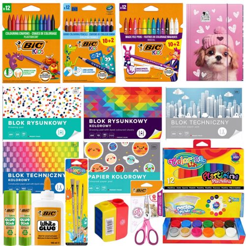  MEGA SET COPERTO ASILO BAMBINA, BIC, XXL, 74 ELEMENTI