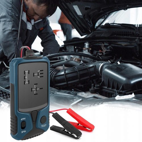  Tester elettronico per relè auto 12V. Nero