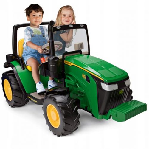  TRATTORE A DOPPIA BATTERIA JOHN DEERE PEG PEREGO