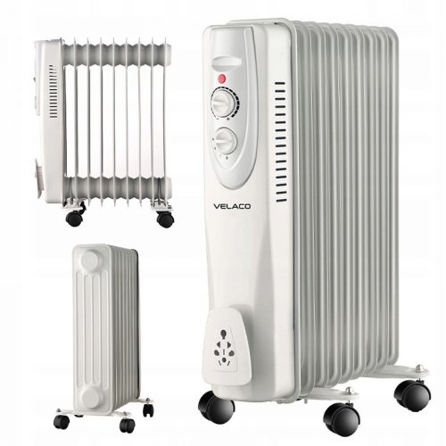  Radiatore ad olio bianco Velaco 2000 W